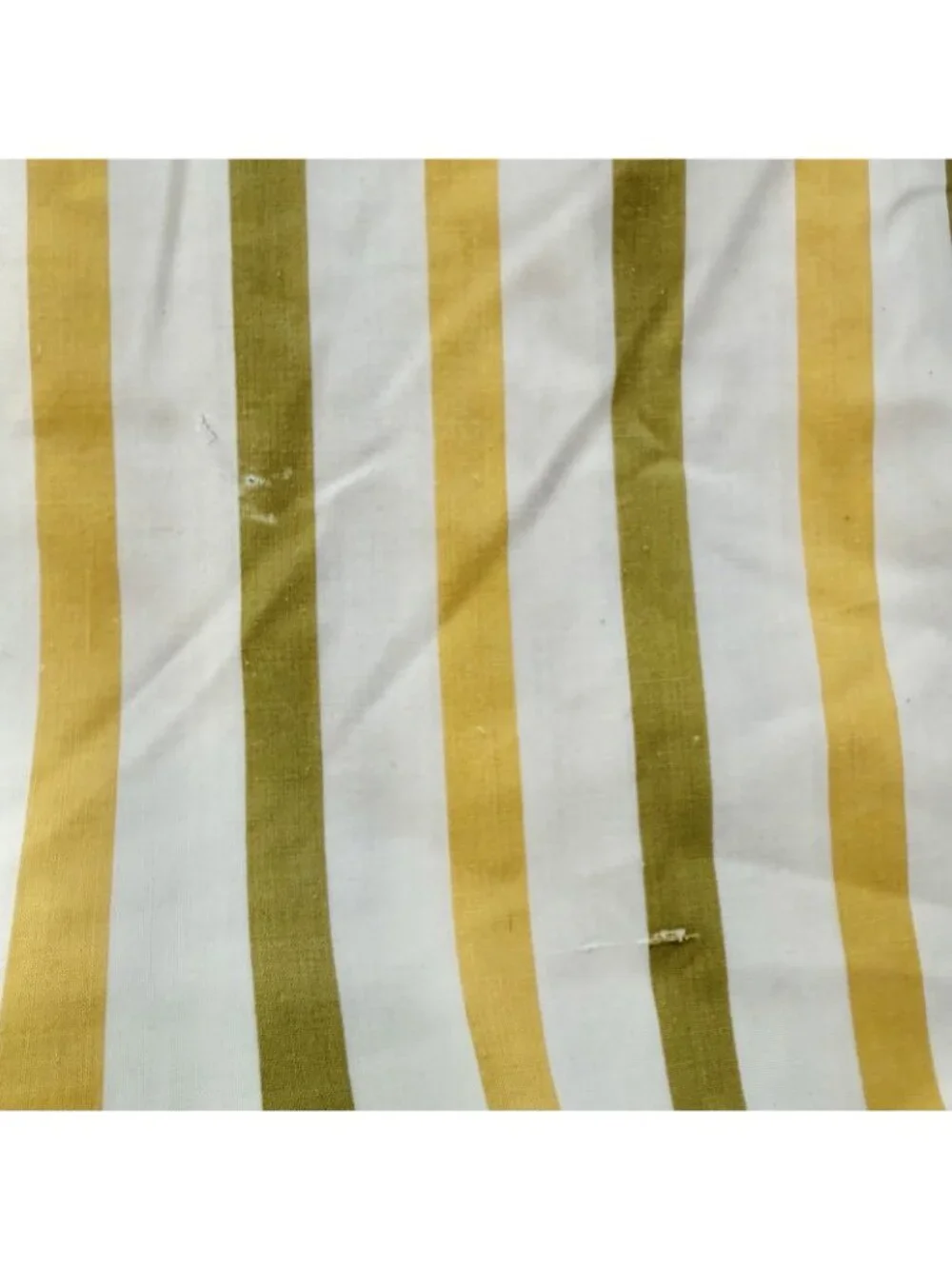 Vintage Cannon Monticello MCM Full Flat Sheet 2 Std Pillowcases Striped USA